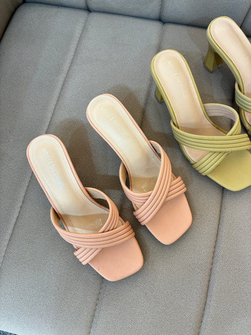 Women Casual Criss Cross Strap Heels